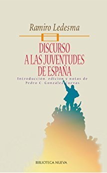 DISCURSO A LAS JUVENTUDES DE ESPAÑA: portada