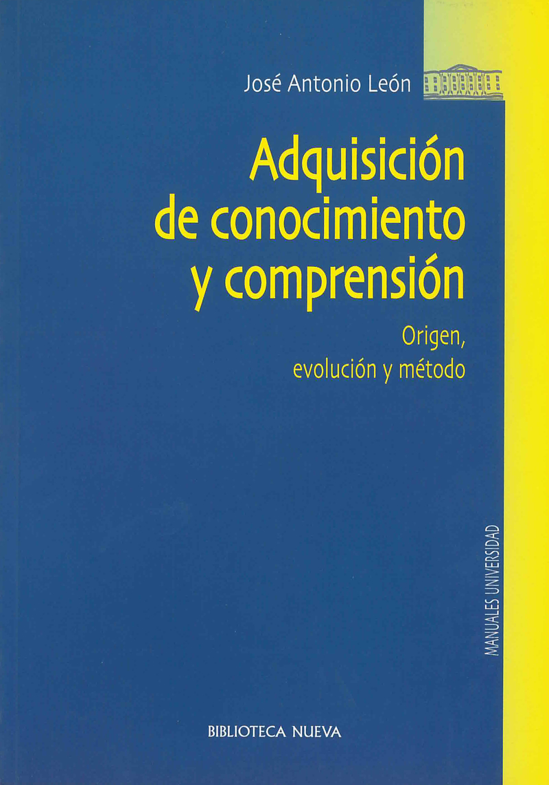 ADQUISICIN DE CONOCIMIENTO Y COMPRENSIN: portada