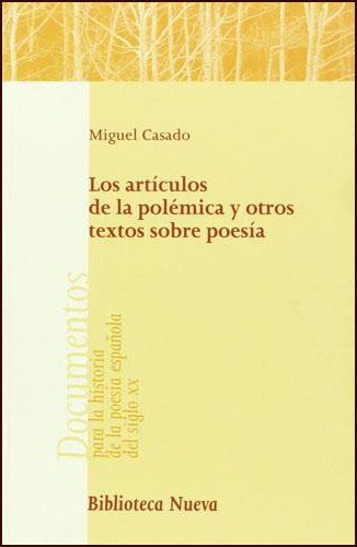 LOS ARTÍCULOS DE LA POLÉMICA Y OTROS TEXTOS SOBRE POESÍA: portada