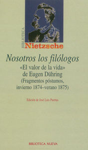 NOSOTROS LOS FILÓLOGOS: portada