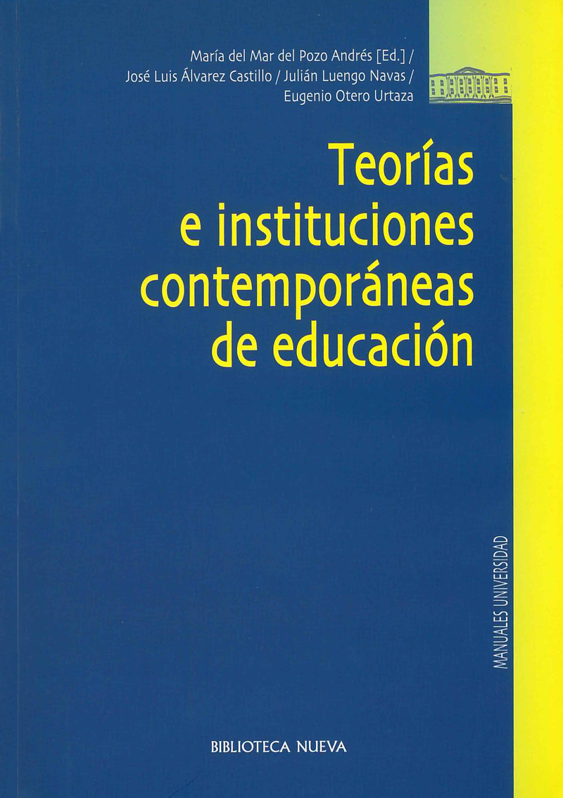 TEORAS E INSTITUCIONES CONTEMPORNEAS DE EDUCACIN: portada