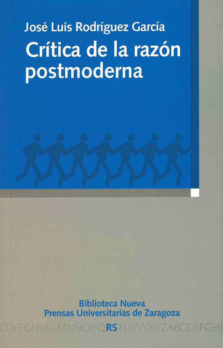 CRÍTICA DE LA RAZÓN POSTMODERNA: portada
