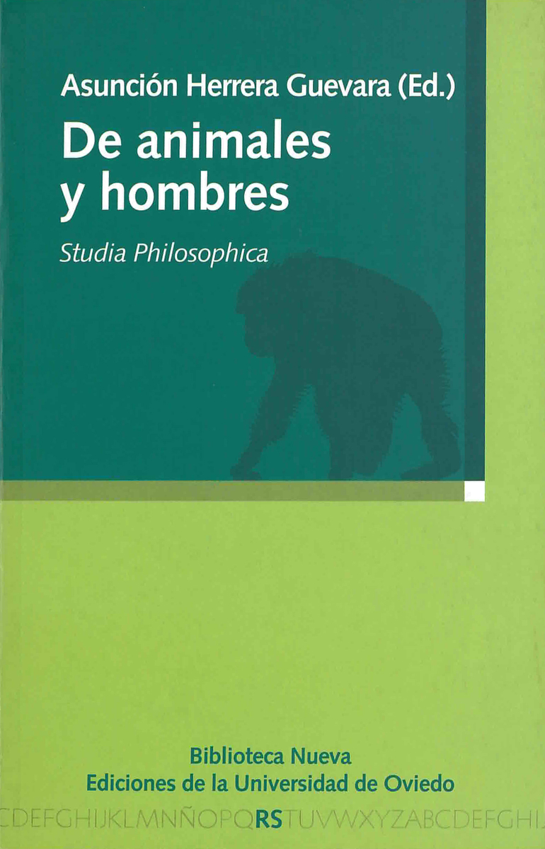 DE ANIMALES Y HOMBRES: portada