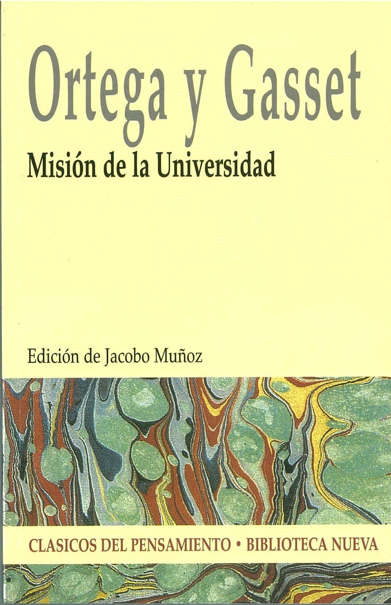 MISIÓN DE LA UNIVERSIDAD: portada