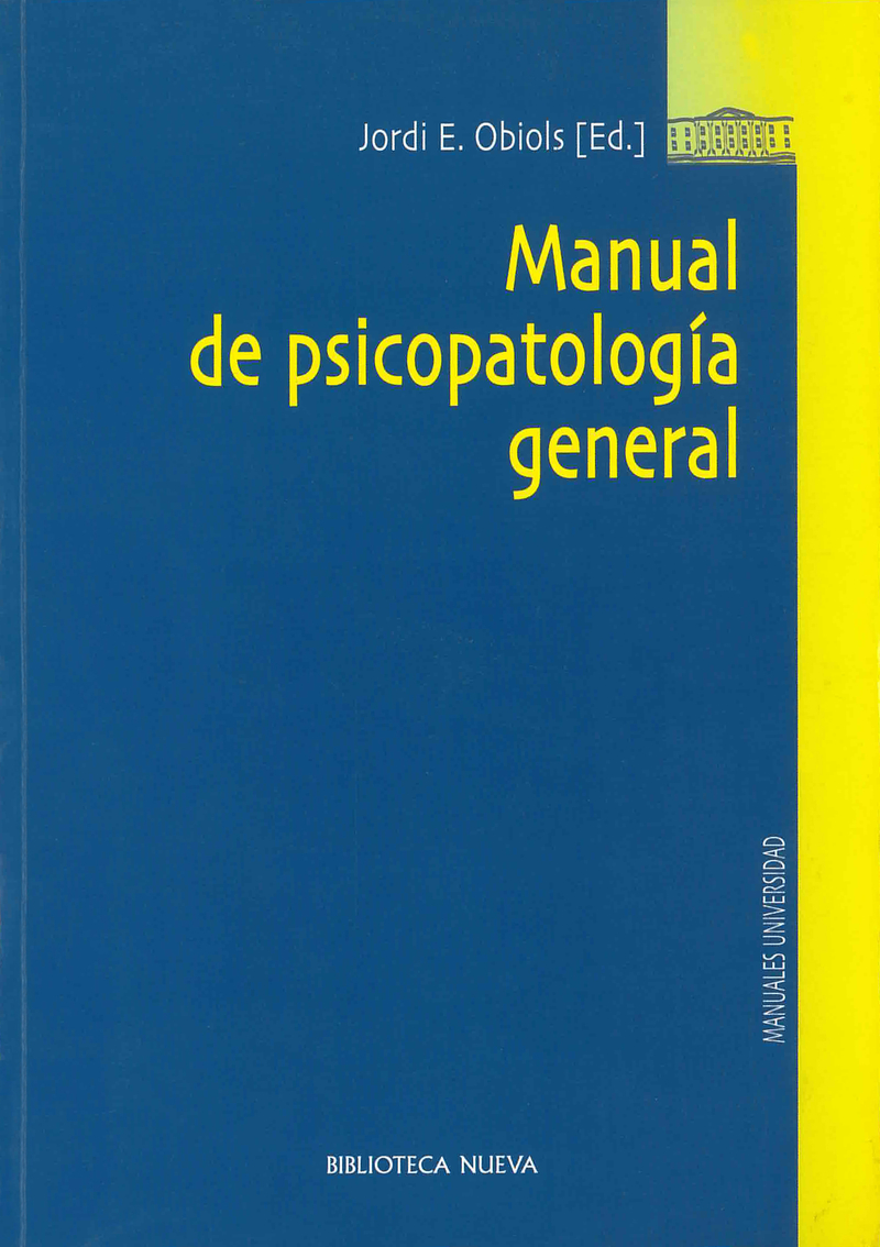 MANUAL DE PSICOPATOLOGA GENERAL: portada