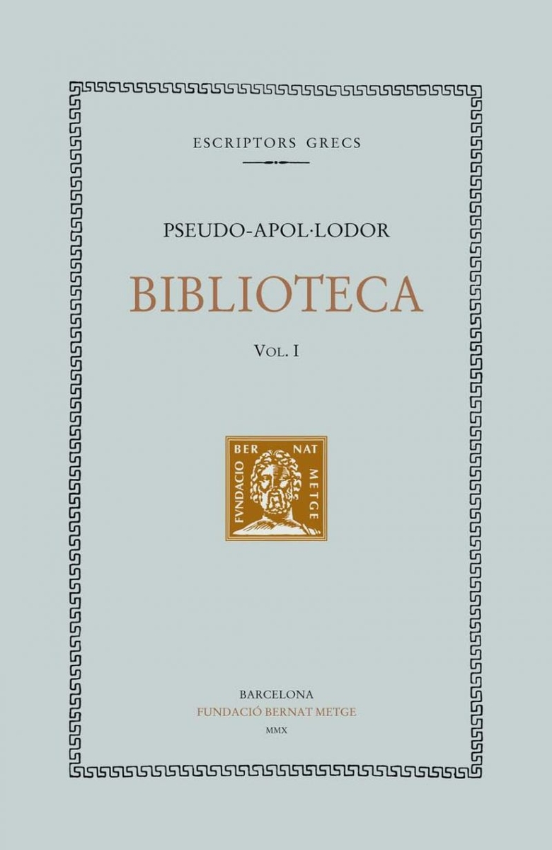 BIBLIOTECA, VOL. I: portada