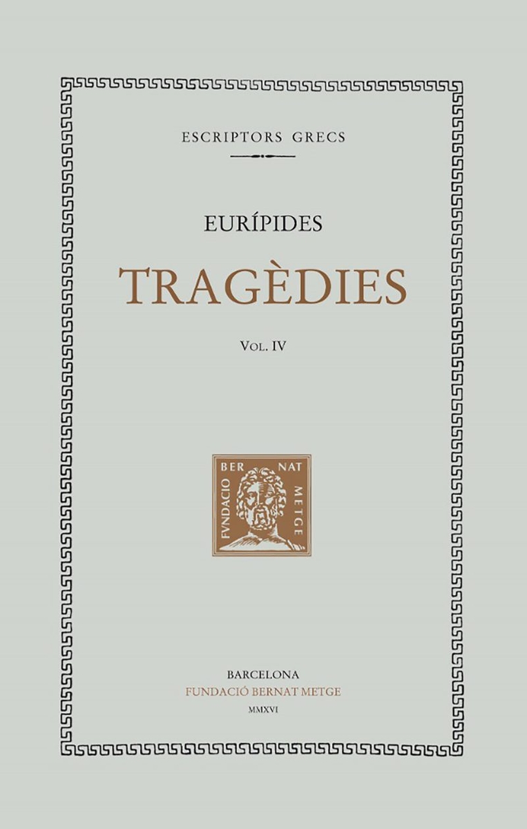 TRAGèDIES IV: HèCABE. LES SUPLICANTS: portada