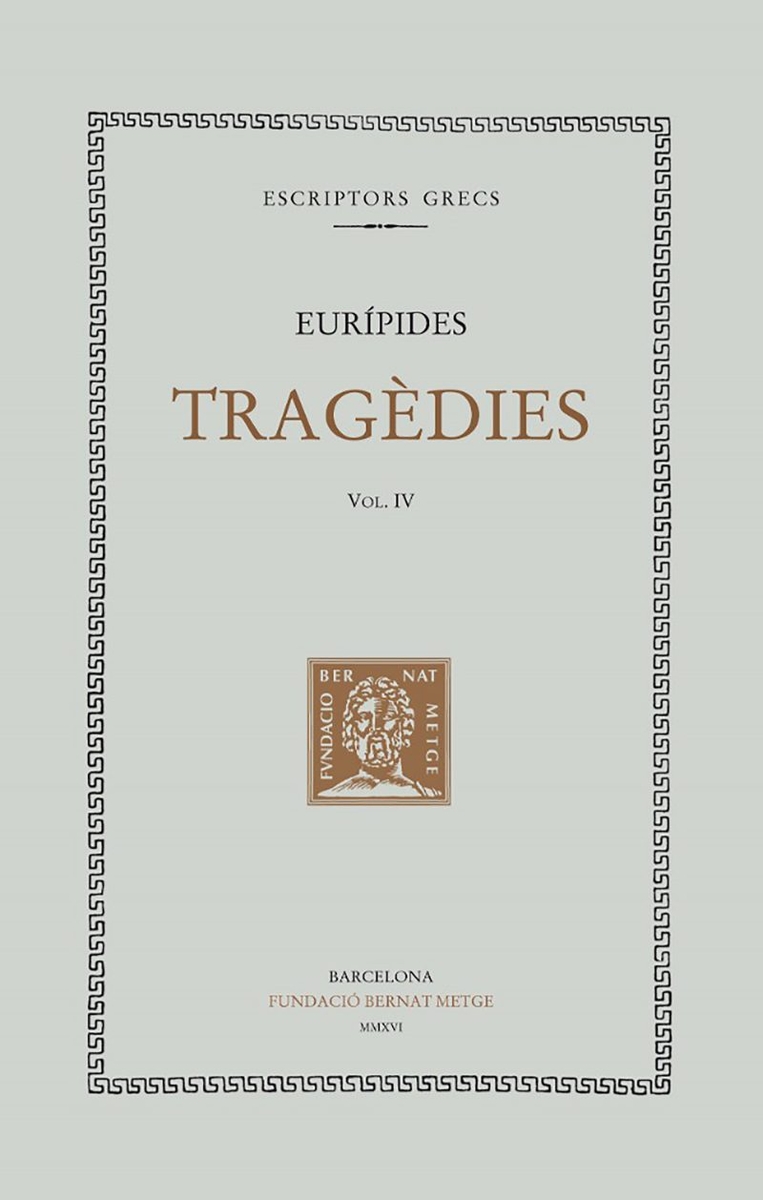 TRAGDIES IV: HCABE. LES SUPLICANTS: portada