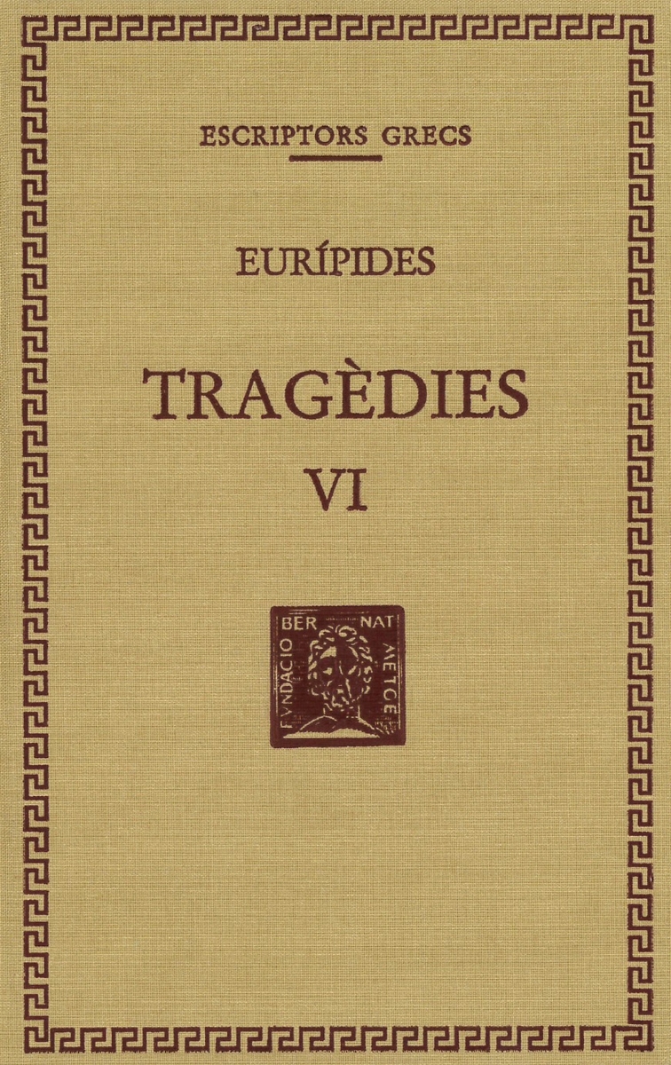 TRAGDIES, VOL. VI.: portada