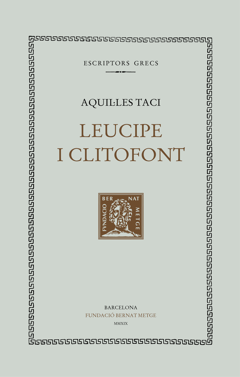 Leucipe i Clitofont: portada