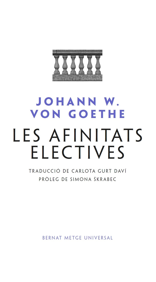 LES AFINITATS ELECTIVES: portada