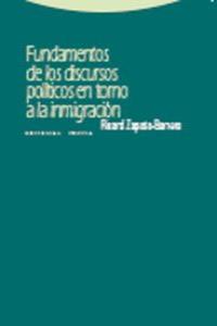 FUNDAMENTOS DE LOS DISCURSOS POLíTICOS EN TORNO A LA INMIGRA: portada