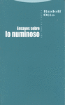 ENSAYOS SOBRE LO NUMINOSO: portada