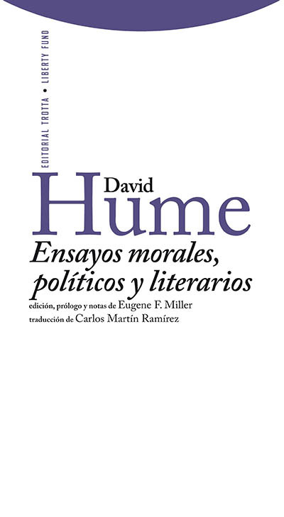 Ensayos morales, políticos y literarios: portada