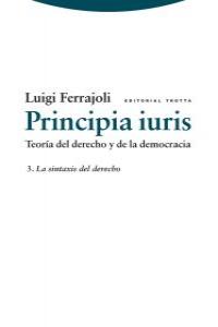 PRINCIPIA IURIS. TEORA DEL DERECHO Y DE LA DEMOCRACIA: portada