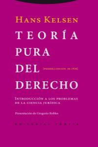 TEORA PURA DEL DERECHO: portada