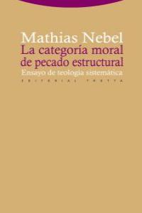 LA CATEGORíA MORAL DE PECADO ESTRUCTURAL: portada