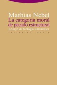 LA CATEGORA MORAL DE PECADO ESTRUCTURAL: portada