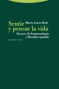 SENTIR Y PENSAR LA VIDA: portada