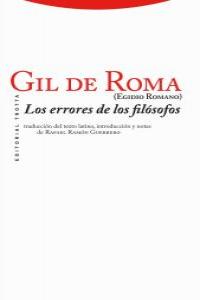 LOS ERRORES DE LOS FILÓSOFOS: portada