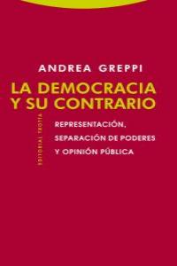 LA DEMOCRACIA Y SU CONTRARIO: portada