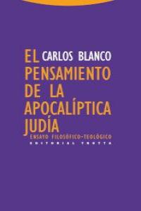 EL PENSAMIENTO DE LA APOCALíPTICA JUDíA: portada