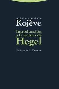 INTRODUCCIN A LA LECTURA DE HEGEL: portada