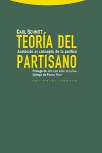 Teora del partisano: portada