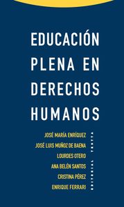 EDUCACIN PLENA EN DERECHOS HUMANOS: portada