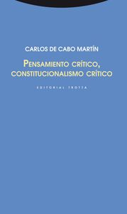 Pensamiento crtico, constitucionalismo crtico: portada