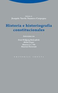 Historia e historiografía constitucionales: portada