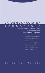 La democracia en bancarrota: portada