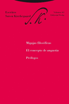 Migajas filosóficas, El concepto de angustia y Prólogos: portada