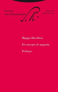 Migajas filosóficas, El concepto de angustia y Prólogos: portada