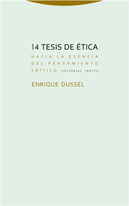 14 tesis de tica: portada