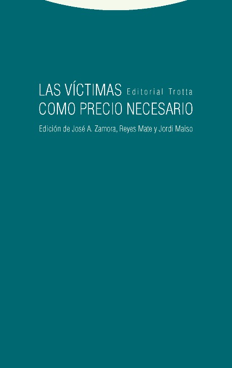 Las víctimas como precio necesario: portada