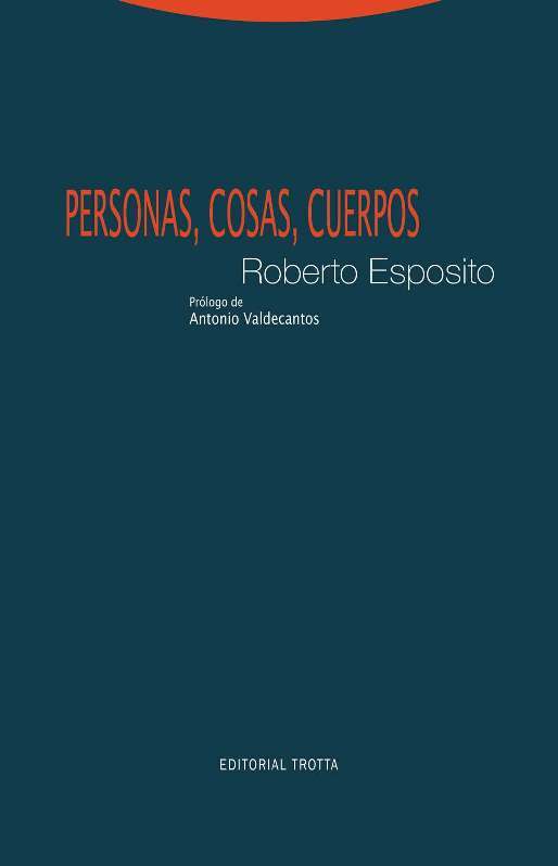 Personas, cosas, cuerpos: portada