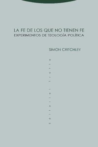 La fe de los que no tienen fe: portada