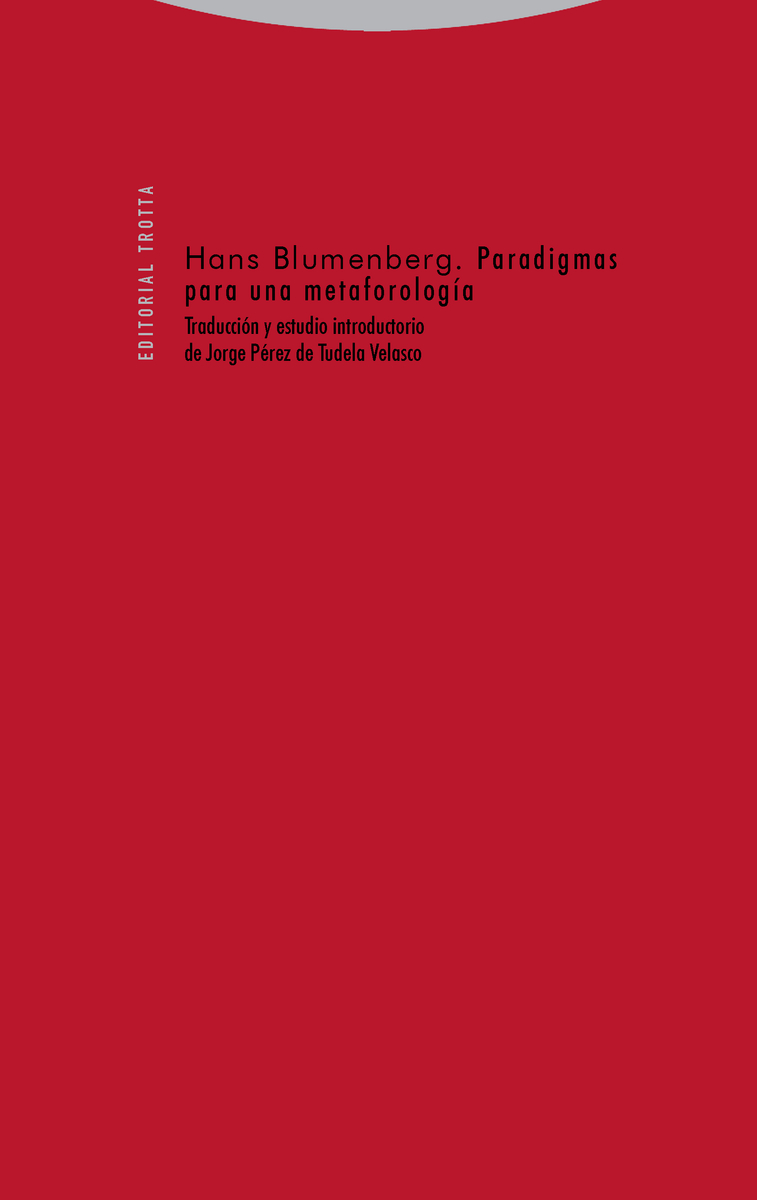 Paradigmas para una metaforología: portada