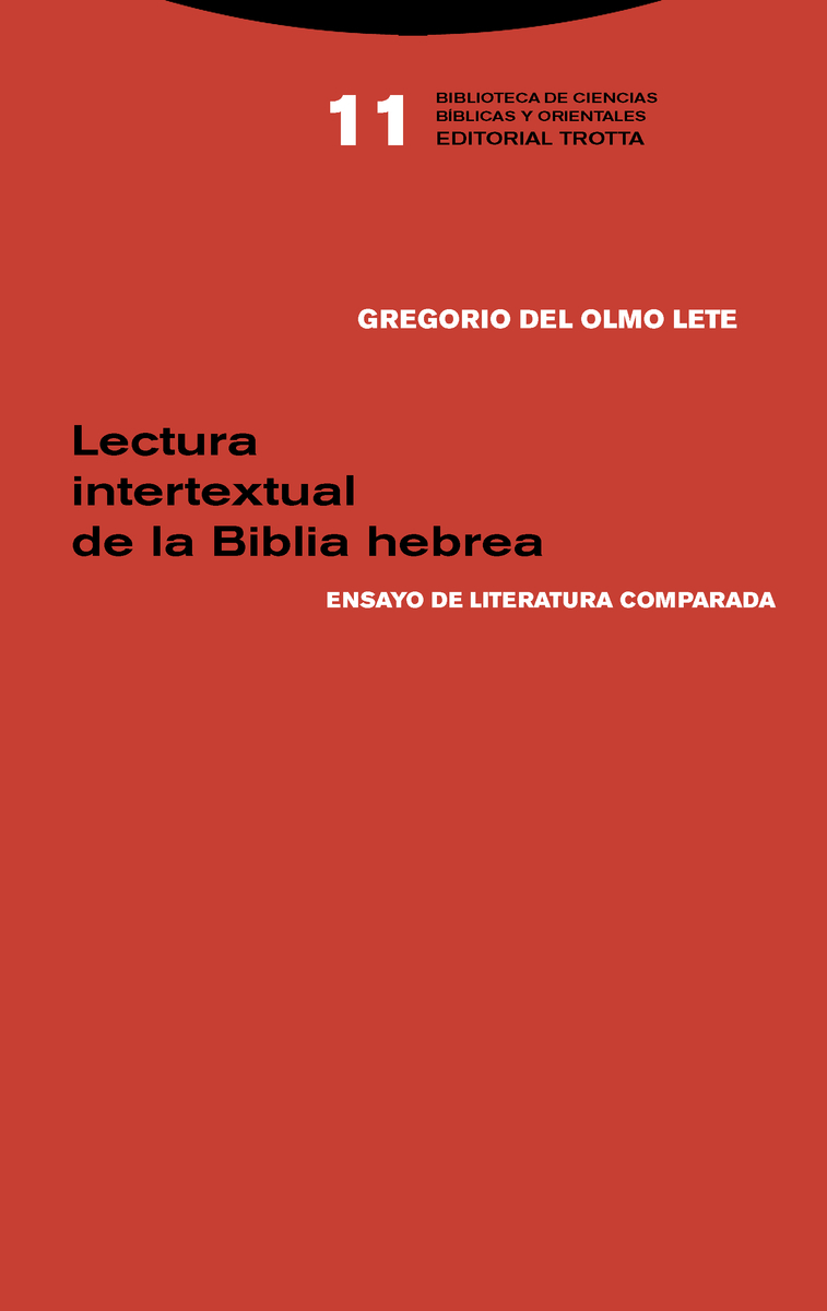 Lectura intertextual de la Biblia hebrea: portada