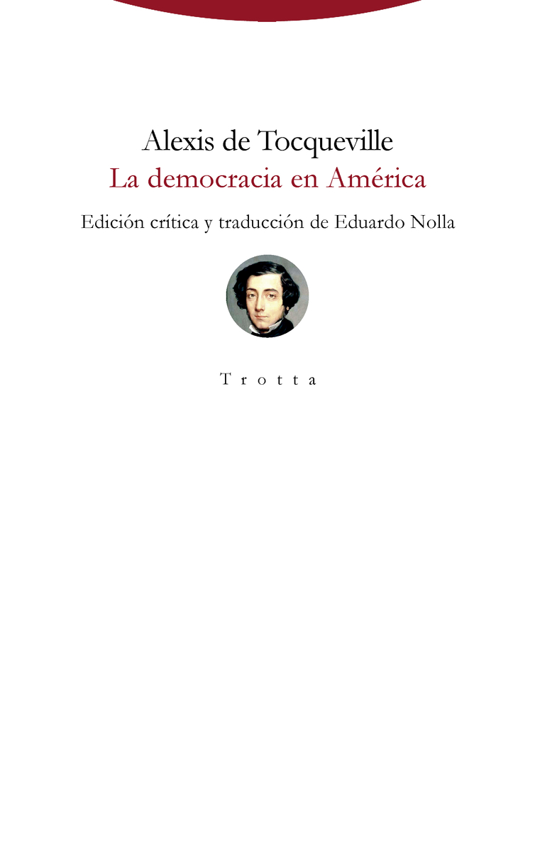 La democracia en Amrica (NE): portada