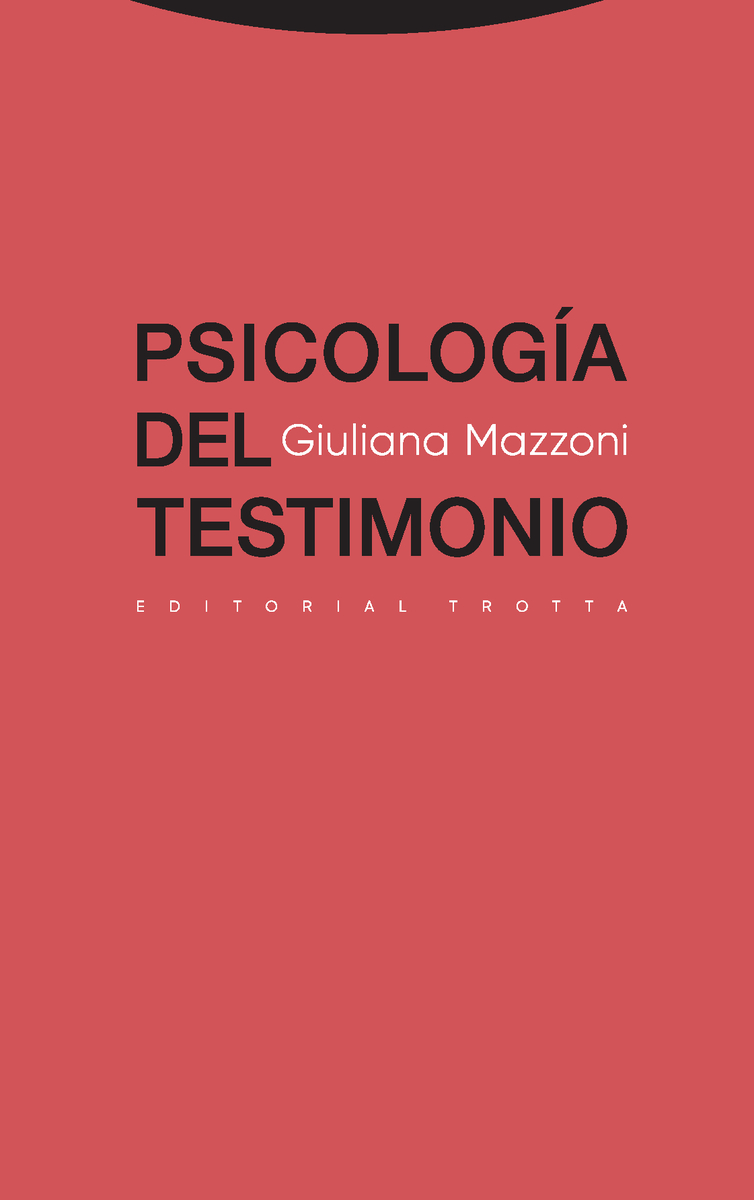 Psicología del testimonio: portada