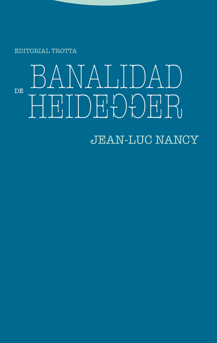 Banalidad de Heidegger: portada