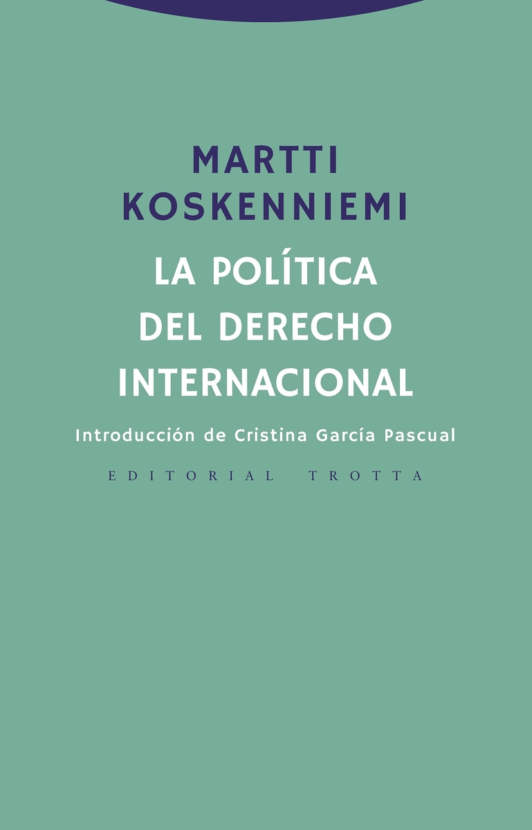 La poltica del derecho internacional: portada