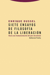 Siete ensayos de filosofía de la liberación: portada