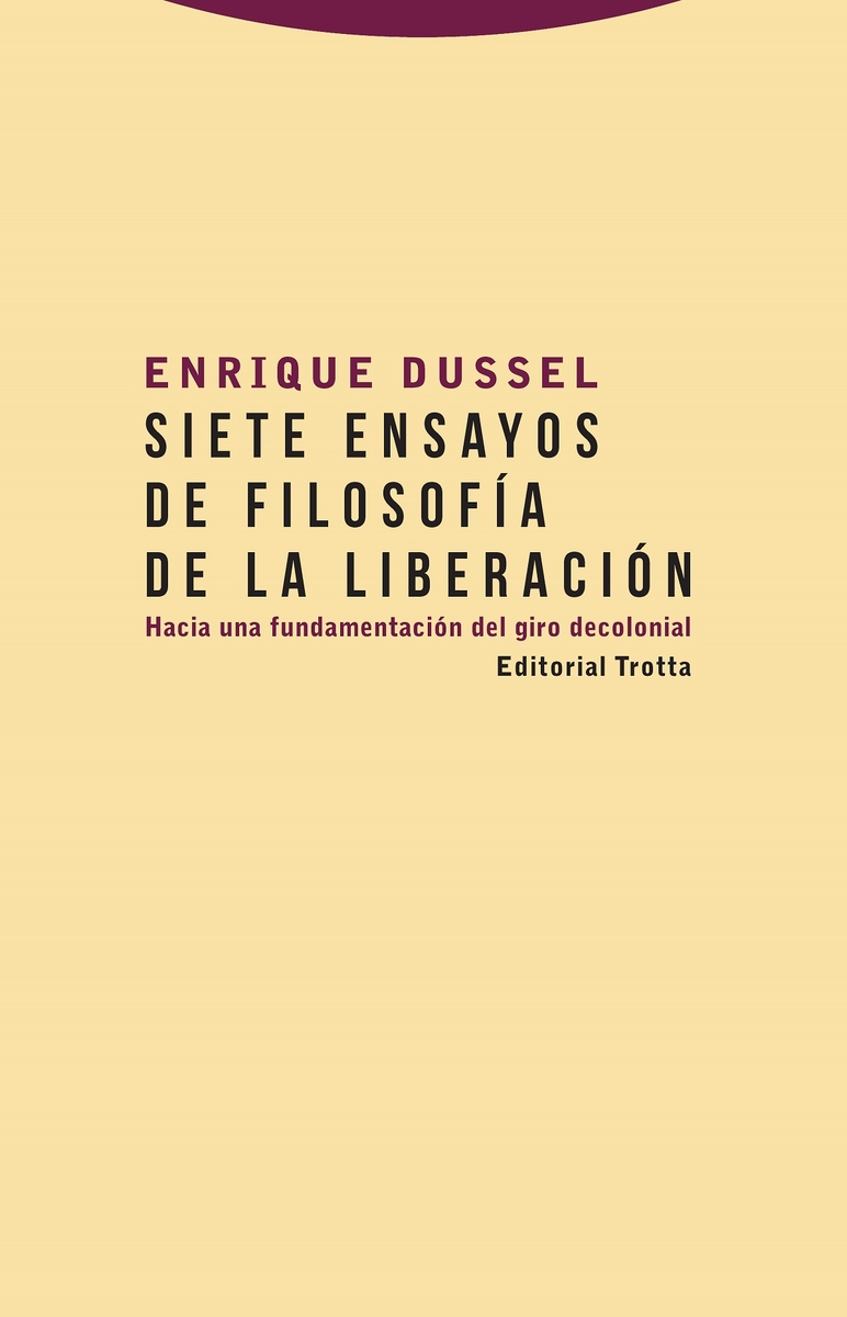 Siete ensayos de filosofía de la liberación: portada