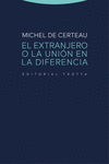 El extranjero o la unión en la diferencia: portada