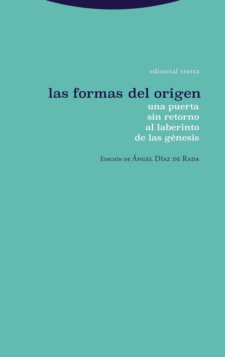 Las formas del origen: portada