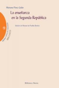 LA ENSEñANZA EN LA SEGUNDA REPúBLICA: portada