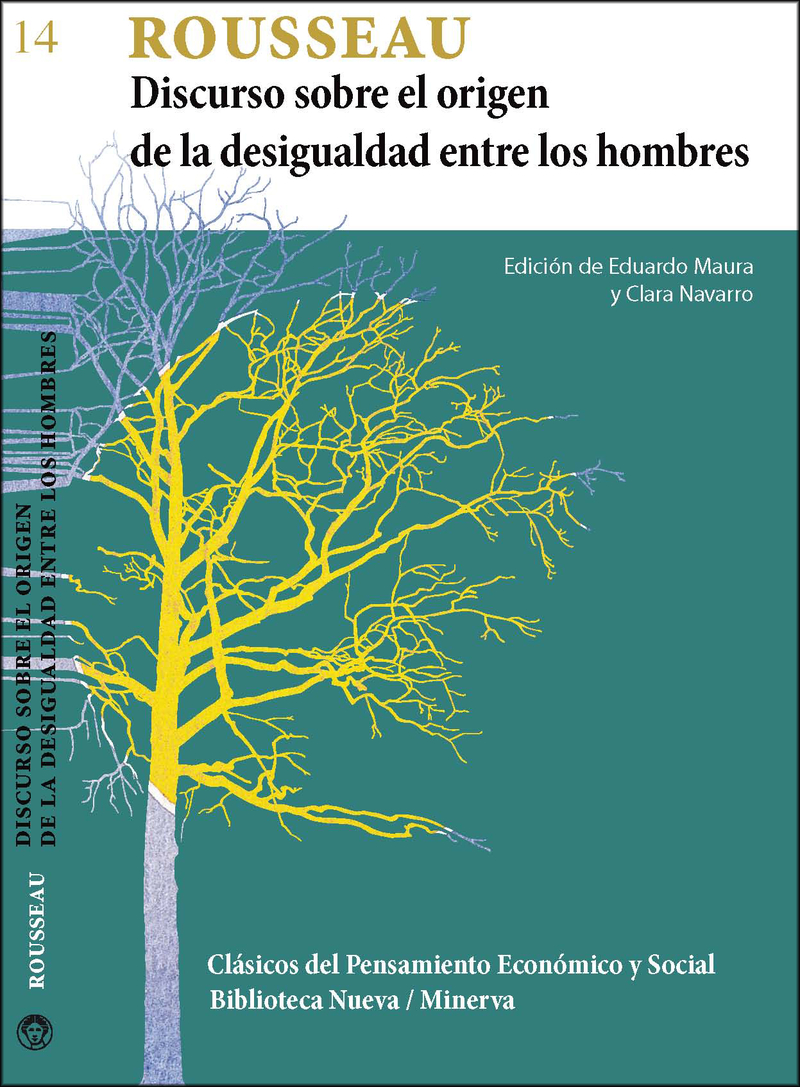 DISCURSO SOBRE EL ORIGEN DE LA DESIGUALDAD ENTRE LOS HOMBRES: portada